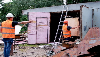 Демонтаж гаражей в Медногорске, цена от 1748 руб. – услуги под ключ от 2Землекопа-Мдн